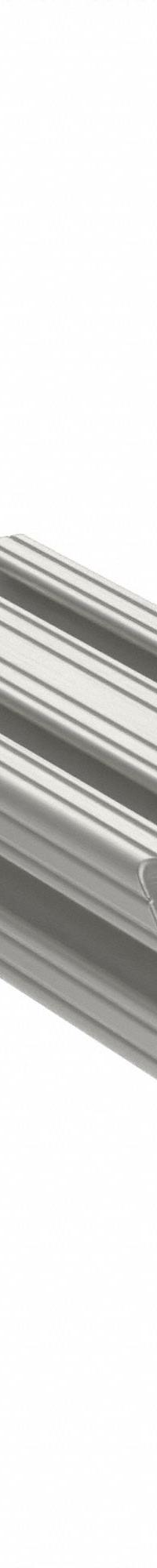 Joining Plate: 45° Support, 15 Series, 12 in x 3 in x 1 1/2 in, For 21/64 in Slot Wd, 4 Holes, Gray (MPN 2540). Key specifications — Material: Aluminum; Mounting Type: Slide-In; Brand: 80/20; Finish: Anodized.
