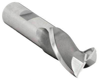 OSG Square End Mill: High Speed Steel, 2 Flute, 21/32" Mill Dia, 1-5/16" LOC - General Purpose High-Speed Steel Square End Mills