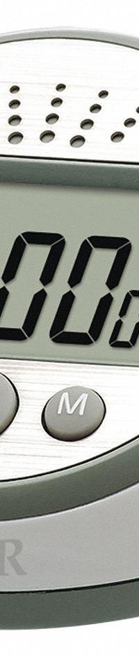 TAYLOR Digital Timer: 2 1/8 in x 6 3/4 in x 5 in, 2 1/8 in Overall Dp, 6 3/4 in Overall Ht, LCD (MPN 5873). Key specifications — Clock Function Included: Yes; Count Direction: Count Up; Digital Display Screen Type: LCD; Alarm Type: Audible; Brand: TAYLOR; Maximum Time Setting: 23 hrs, 59 minutes.