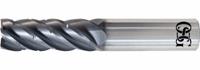 OSG Square End Mill: Carbide, EXO Coated, 5 Flute, 3/16" Mill Dia, 9/16" LOC, 2-1/4" OAL (MPN VGM5-2031)