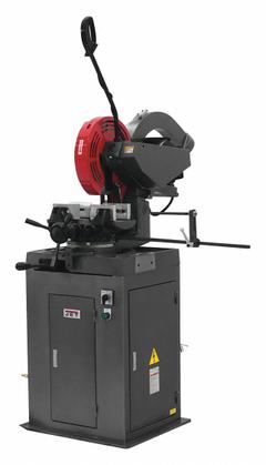 JET Cold Saw: Manual, 14 in Blade Dia. - English, 356 mm Blade Dia. - Metric, 220V AC (MPN 414203K). Key specifications — attr1255339: 220V AC; attr1255338: JET.