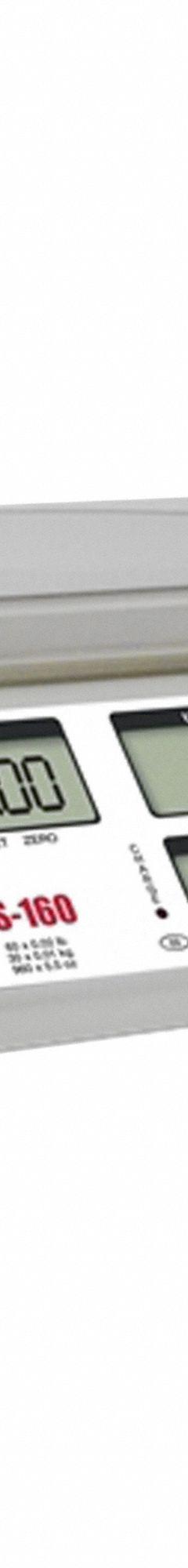 RICE LAKE WEIGHING SYSTEMS Food Scale: 9 1/2 in Weighing Surface Dp, 11 3/4 in Weighing Surface Wd (MPN 167942). Key specifications — Readability: 0.02 lb/0.01 kg/0.5oz; Brand: RICE LAKE WEIGHING SYSTEMS; IP Rating: Not IP Rated.