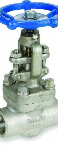 SHARPE Globe Valves: For Steam Media, 316L Stainless Steel, 1 1/2 in Pipe Size, Socket x FNPT, NPT (MPN 4371006520). Key specifications — Seat Material: Metal; Brand: SHARPE; Stem: OS&Y.