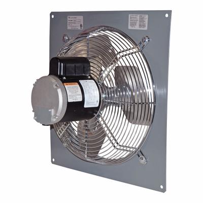 CANARM Exhaust Fan: Direct Drive, 24 in Blade, 1/3 hp, 5,500 cfm, 115V AC, 1 ph - Standard Direct-Drive Panel Exhaust Fans