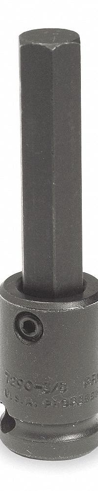 PROTO Impact Socket Bit : SAE, 5/16 in Tip Size, 2 23/32 in Overall Lg, Fixed Insert, J72905/16. Key specifications — attr1204700: Fixed Insert; attr1204712: PROTO.