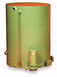 HOFFMAN Boiler Feed Pump: 50 gal Tank Capacity, Simplex, Vertical, 115/230V AC, 1/3 hp, Steel, FNPT (MPN 161001). Key specifications — Tank Orientation: Vertical; Pump Casing Material: Cast Iron; Brand: HOFFMAN; Nameplate Voltage: 115/230V AC; Inlet Connection Type: FNPT; Discharge Connection Type: FNPT.