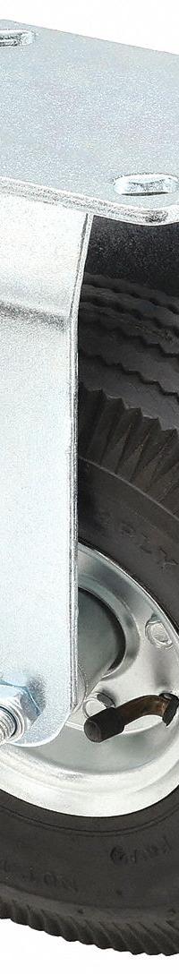 APPROVED VENDOR Plate Caster: Rigid, Steel, 10 in Wheel Dia., 3 in Wheel Wd, 9 1/2 in Mounting Ht (MPN P21R-P100WK-14). Key specifications — Brand: APPROVED VENDOR; Swivel Raceway Type: Double Ball; Roll Up: Rigid.