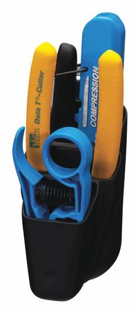 IDEAL Communications Tool Kit: 3 Total Pcs, Cutting Tools/Electrical and Telecom Tools, Tool Pouch (MPN 33-622). Key specifications — attr549013: None; attr549011: (1) Coax Compression Tool; attr549010: None; attr549007: (1) Cable Cutter; attr549012: None; attr539015: IDEAL.