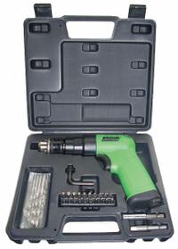 SPEEDAIRE Air-Powered Drill: 1/4 in Chuck, Light Duty, 2,000 RPM, 0.29 hp, Keyed (MPN 12V744). Key specifications — attr1320790: SPEEDAIRE.