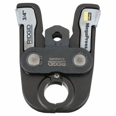RIDGID Press Jaw: 3/4 in Pipe, Stainless Steel, For Viega MegaPress - Jaws & Rings for Standard & Extended Press Tools