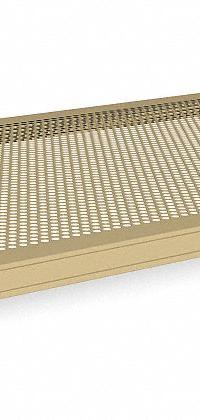 TENNSCO Shelf: 36 in Overall Wd, 12 in Overall Dp, Solid Shelf, 22 ga, Tan, 450 lb Shelf Capacity (MPN QS-3612P). Key specifications — attr37155: Tan; attr37156: Powder Coated; attr55828: Shelf; attr37160: Steel; attr33654: TENNSCO.