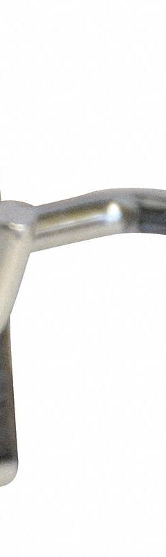 TRESTON Double Rod Pegboard Hook: 1 1/2 in x 5 29/32 in x 1 3/4 in, 5 Hooks, Screw-In, Surface (MPN 853220-51). Key specifications — Mounting Type: Surface; Includes: Black Holding Clip; Finish: Zinc-Plated; Color: Silver; Accessory Type: Double Rod Hook; Locking System: Screw-In; Material: Steel; Brand: TRESTON.