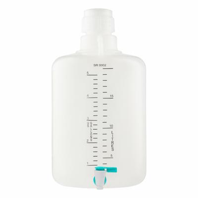 APPROVED VENDOR Carboy: 20 L, 5.28 gal, HDPE, 285 mm Body Dia, Spigot, 2 Handles - Round Carboys & Jugs with Spigots