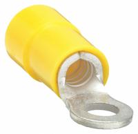GRAINGER Ring Terminal: Yellow, Vinyl Insulation, #6 Stud Size, 12 AWG to 10 AWG Wire Sizes, 600 V (MPN 5UGP1). Key specifications — attr1308027: GRAINGER; attr1356587: Funnel Entry.