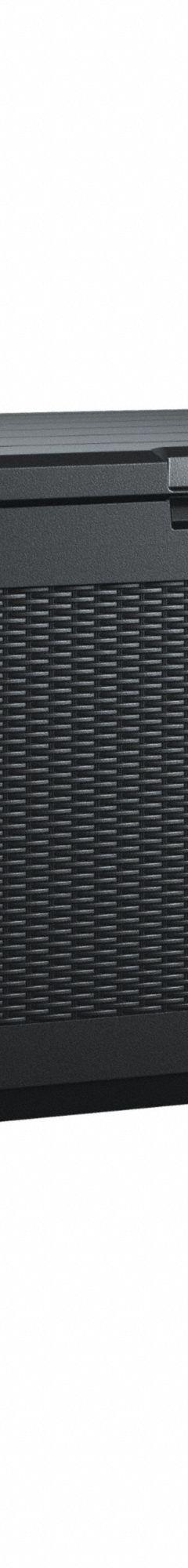 Deck Box: 55 1/2 in W x 27 1/2 in H, 18.3 cu ft, Charcoal, 54 1/4 in L x 26 1/4 in H (MPN 2193949). Key specifications — Brand: RUBBERMAID; Material: Resin; Color: Charcoal.