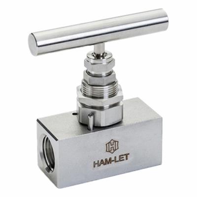 HAM-LET Plumbing Needle Valves: Inline Valve Body, 316 Stainless Steel, Screw-In Bonnet - Stainless Steel Straight-Body Needle Valves