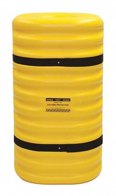 APPROVED VENDOR Column Protector: 42 in, 10 in, 10 in, Round/Square - Column Protectors with Square Centers