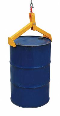 DAYTON Drum Lifter: 2 Grip Points, For 55 gal Drum Capacity, Metal, 1,000 lb Wt Capacity, Rim (MPN 21VG36). Key specifications — Color: Yellow; For Drum Material: Metal; Grip Location: Rim; Material: Steel; Brand: DAYTON.