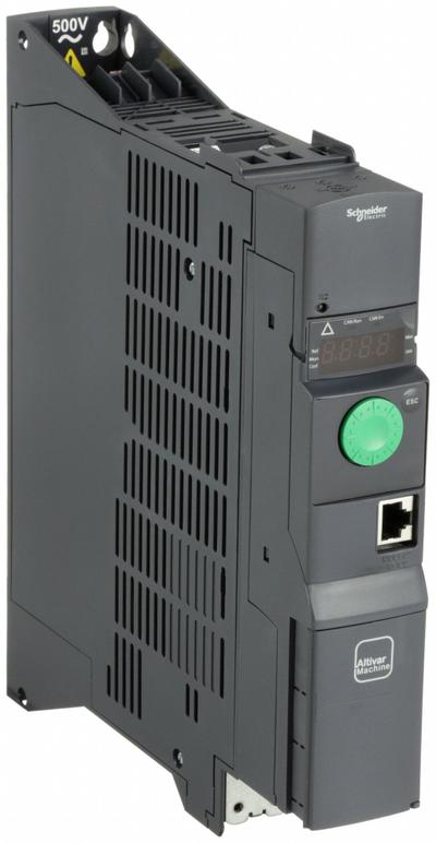 SCHNEIDER Variable Frequency Drive: In Phase Three, Out Phase Three, 1 hp, IP20, No Bypass - Schneider Altivar ATV320
