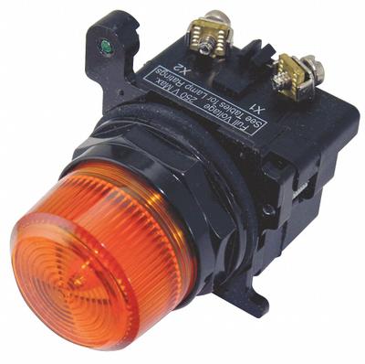 EATON Pilot Light: 30 mm Panel Mounting Size, Amber, LED - LED Pilot-Lights