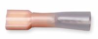 3M Wire Disconnect: Male Tab, Red, Nylon with Heat Shrink, Full Coverage, 22 AWG – 18 AWG Wire Size (MPN MNHU18-250DMIX). Key specifications — Brand: 3M; Manufacturer Part Number: MNHU18-250DMIX.