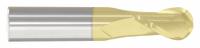 APPROVED VENDOR Ball End Mill: Carbide, TiN Coated, 2 Flute, 1" Mill Dia, 1-1/2" LOC, 4" OAL (MPN 221-001161)