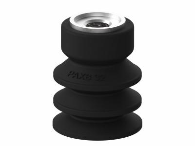 PIAB Vacuum Pad Assembly: Multi-Bellows, G3/8 in, 32 mm Pad Dia, Nitrile/PVC - Multi-Bellows Type Automotive Industry Vacuum Pad Assemblies