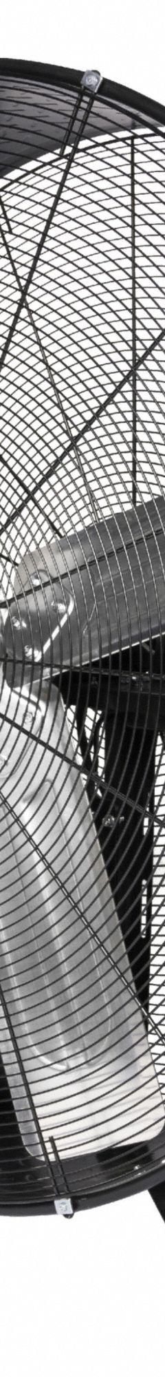 HUNTER Mounted Fan: 36 in Blade Dia, 2 Speeds, 120V AC, 1/4 hp, Belt Drive, Aluminum (MPN HAC-DRUM36). Key specifications — Number of Speeds: 2; Voltage: 120V AC; Brand: HUNTER.