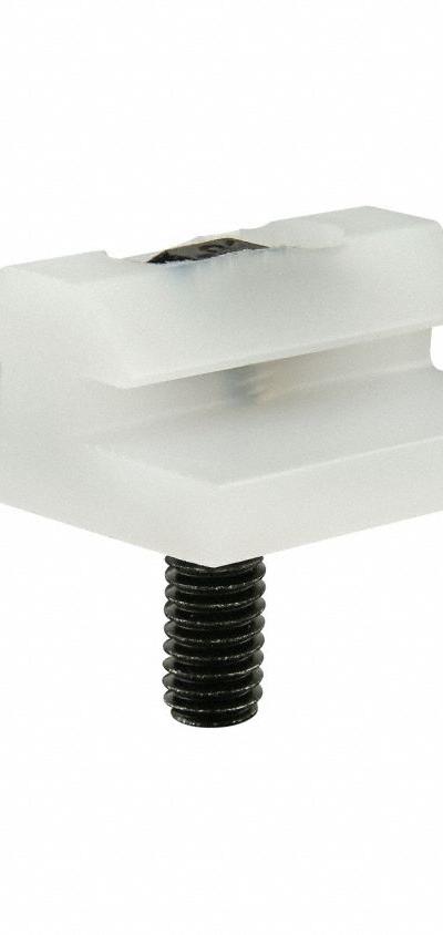 80/20 Sliding Door Glide: 38.1 mm x 38.1 mm x 37.6 mm, 40 Series, Unfinished, UHMW - Door Hardware