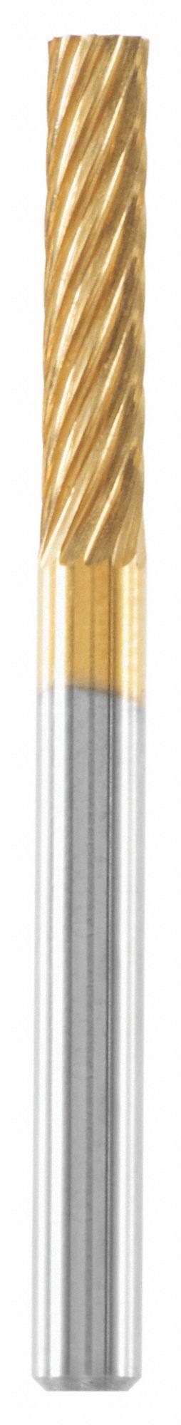 DREMEL Carving Bit: Tungsten Carbide, Cylinder, 1/8 in Head Wd, 1/4 in Head Lg - Carving & Engraving Bits for Rotary Tools
