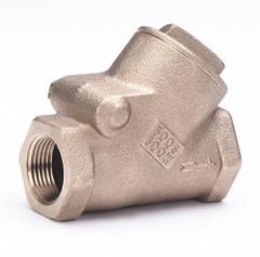 MILWAUKEE VALVE Swing Y Check Valve: Swing, Y-Style Valve Body, 1/2 in Pipe Size, FNPT x FNPT, NPT (MPN 507-1/2). Key specifications — Brand: MILWAUKEE VALVE.