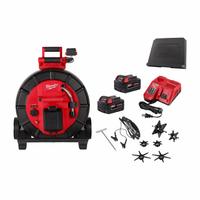 MILWAUKEE Pipeline Inspection Reel: M18™ Modular Pipeline Inspection System, 200 ft Lg., 3975-22. Key specifications — attr533196: WiFi; attr533197: M18™ Modular Pipeline Inspection System; attr529308: 3975-22.