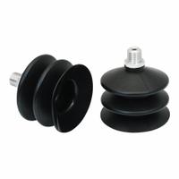 SCHMALZ Vacuum Pad Assembly: 2.5 Folds, G1/4 in, 65 mm Pad Dia, NBR, 55 A, Black, 58 mm Pad Ht (MPN 10.01.06.00032). Key specifications — attr1019168: 55 A; attr1019165: 10.01.06.00032; attr1019167: SCHMALZ; attr1019180: Black.