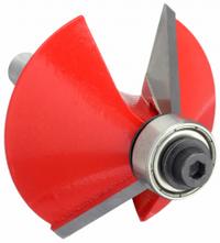 FREUD Chamfer Profile Router Bit: Fractional Inch, Carbide, 1 3/4 in Cutter Dia., 5/8 in Lg of Cut (MPN 40-106). Key specifications — attr325197: FREUD.