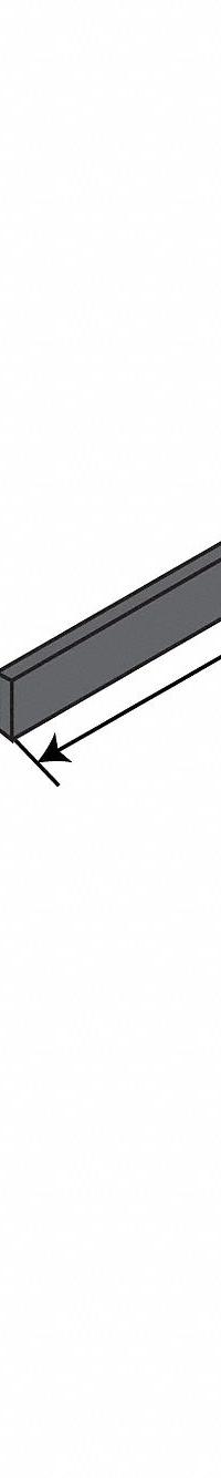 INSTOCK Work Surface Curb: 8 ft Overall Lg, 4 in Overall Wd, 1 in Countertop Thick, Black, Phenolic (MPN GRLP9604-1). Key specifications — Brand: INSTOCK; Color: Black; Material: Phenolic.