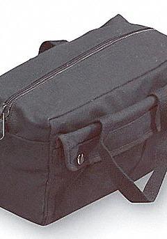 TEXSPORT Tool Bag: 11 in W x 6 in D x 7 in H, Black, Canvas, 4 Pockets, 2 Inside Pockets, Canvas (MPN 11820). Key specifications — Color: Black; Brand: TEXSPORT; Material: Canvas.