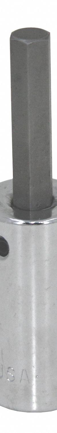 SK PROFESSIONAL TOOLS Socket Bit: 1/2 in Drive Size, Hex Tip, 7/16 in Tip Size, 4 1/4 in Overall Lg (MPN 41215). Key specifications — attr1204765: Replaceable Insert; attr1204767: SK PROFESSIONAL TOOLS.