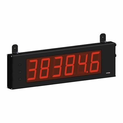 RED LION Time Meter: 0 Display Span - Min, 999,999 Display Span - Max, 50 V AC – 250 V AC - Time Digital Panel Meters