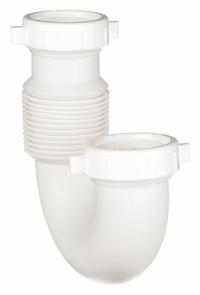 APPROVED VENDOR Bend: Plastic, White, 1 1/2 in_1 1/4 in Nominal Pipe Size, 7 3/4 in Overall Lg, Slip (MPN 1PPC3). Key specifications — Includes: Slip Nut and Washer; Includes Cleanout: No; Brand: APPROVED VENDOR; Material: Plastic.