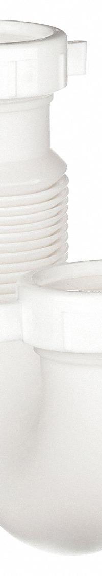 APPROVED VENDOR Bend: Plastic, White, 1 1/2 in_1 1/4 in Nominal Pipe Size, 7 3/4 in Overall Lg, Slip (MPN 1PPC3). Key specifications — Includes: Slip Nut and Washer; Includes Cleanout: No; Brand: APPROVED VENDOR; Material: Plastic.