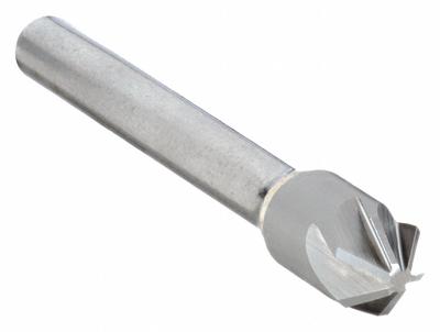 KEO Countersink: 90°, 1 Flute, 3/16 in Body Dia, 3/16 in Shank - Fast-Cutting Single-Flute Countersinks