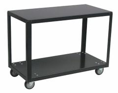 JAMCO Work Table: Fixed Ht, Steel, 30 in x 18 in, 800 lb Overall Load Capacity (MPN FW130U405BL). Key specifications — Sub-brand: Jamco; Unit Type: Not Expandable or Modular; For Environment: Industrial; Assembly: Fully Assembled; Wheel Material: Urethane; Frame Material Finish: Powder Coated; Mobility: Casters; Height Adjustability: Fixed Height.