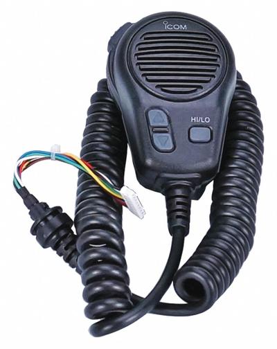 ICOM Speaker Microphone: Fits Icom, For M424G Series, 17 in Cord, Push To Talk - ICOM-Compatible Microphones & Speakers
