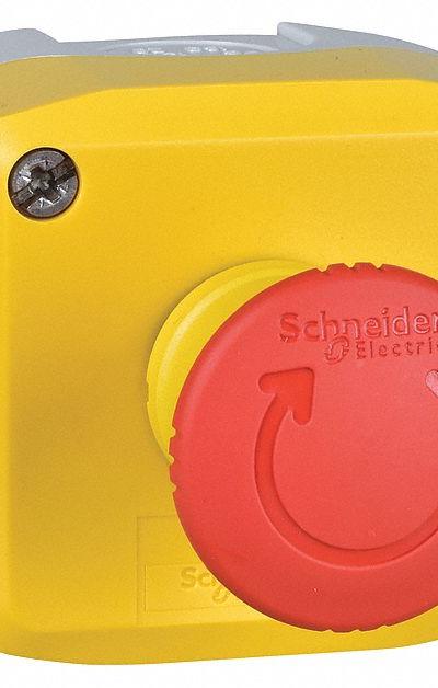 SCHNEIDER Control Station: Mushroom Head Push Button - Push-Button Control Stations