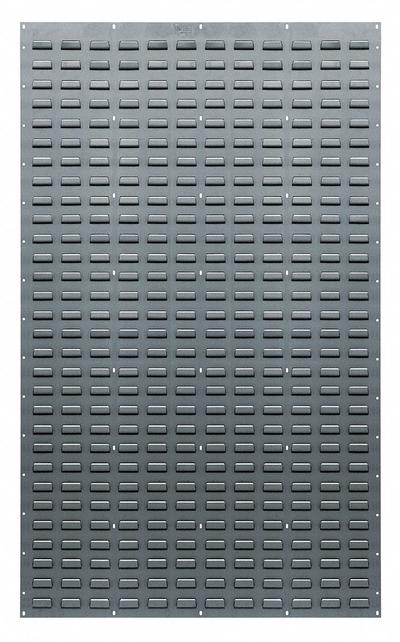 QUANTUM STORAGE SYSTEMS Louvered Panel: 61 in x 36 in x 1/2 in, 1 Sides, 0 Bins - Wall-Mount Louvered Panels Without Bins