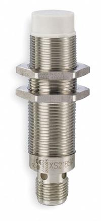 TELEMECANIQUE SENSORS Inductive Cylindrical Proximity Sensor: Built-in Connector, Unshielded, PNP (MPN XS218BLPAM12). Key specifications — Brand: TELEMECANIQUE SENSORS; AC Supply Voltage Rating: Not Rated; DC Supply Voltage Rating: 12-24V DC.