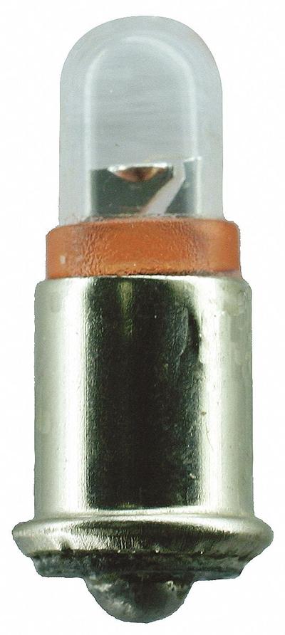 APPROVED VENDOR Compact LED Bulb: LED, Midget Flanged (F3-6), (T) Tubular, T1-3/4, 24V DC - F3-6 Sub-Midget Flanged Base Lamps