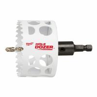 MILWAUKEE Hole Saw: 2 1/2 in Saw Dia., 3.5 Teeth per Inch, 1 13/16 in Max. Cutting Dp, Bi-Metal (MPN 49-56-9669). Key specifications — attr1098070: 3.5; attr1098087: MILWAUKEE.