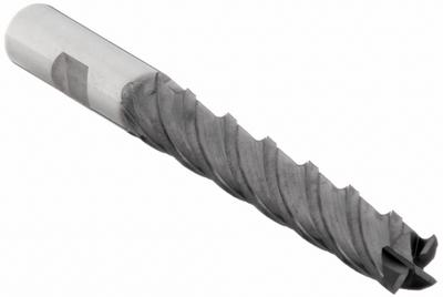 OSG Square End Mill: Carbide, TiAlN Coated, 4 Flute, 3/8" Mill Dia, 1-1/2" LOC - Fast-Cutting Carbide Square End Mills for Stainless Steel & Super Alloys