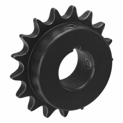 TSUBAKI Single Strand Sprocket: 50, For 5/8 in Chain Pitch, 1 1/4 in Bore Dia, 17 Teeth - Size 50 Fixed-Bore Roller Chain Sprockets